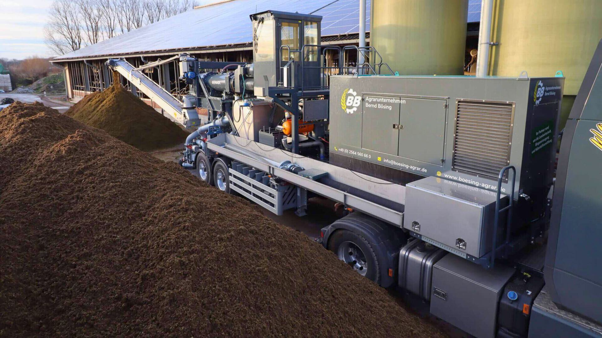 Pressschneckenseparator vom Agrarunternehmen Bernd Bösing